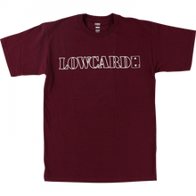 Lowcard Standard Line Ss S-Maroon/Wht