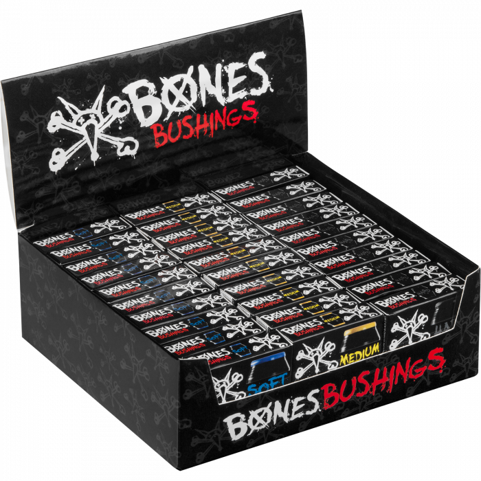 BONES HARDCORE BUSHINGS 30PK/CASE BLACK/ASSORTED