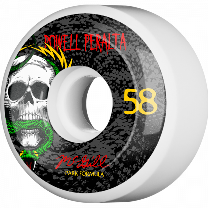 PWL/P MCGILL SKULL & SNAKE 4 PF 58mm WHT/BLK 103a