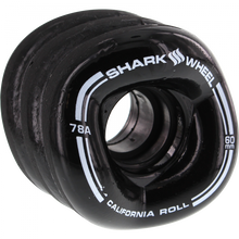 SHARK CALIFORNIA ROLL 60mm 78a SOLID BLACK