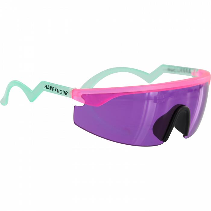 Happy Hr Accelerators Sunglasses Figgy Pink/Turq