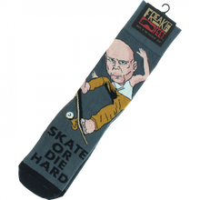 Freaker Skate Or Die Hard Crew Socks Grey/Blk 1Pr