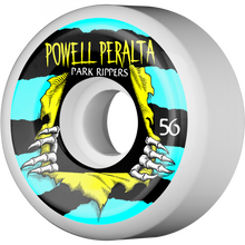 PWL/P PARK RIPPER II 56mm WHT W/BLU/YEL