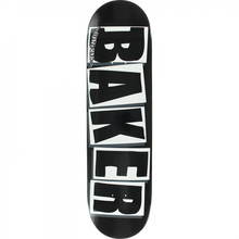 BAKER BRAND LOGO DECK-8.0 BLK/WHT