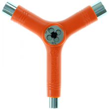 PIG SKATE TOOL-NEON ORANGE tri-socket/threader