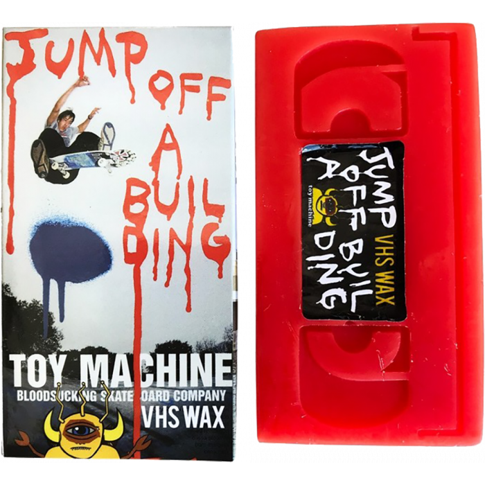 TM VHS WAX - JUMP OFF A BUILDING - RED
