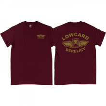Lowcard Derelict Ss S-Burgundy