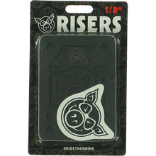 PIG PILES 1/8" HARD RISERS BLACK single set