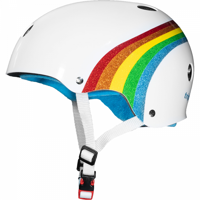 T8 CERTIFIED SWEATSAVER S/M-WHT/RAINBOW SPARKLE