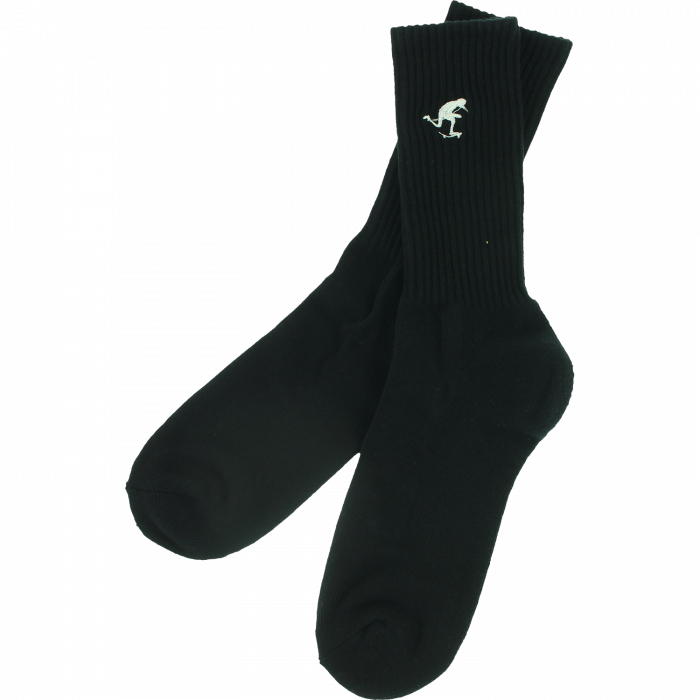 Found Push Crew Socks Black 1Pr