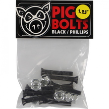 PIG BLACK PHILLPS HARDWARE SET 1.25" BLK/SIL