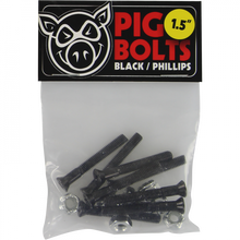 PIG BLACK PHILLPS HARDWARE SET 1.5" BLK/SIL