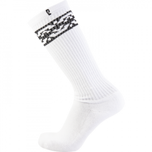 Psockadelic Knee High 2 Knee High Socks Wht/Blk 1P