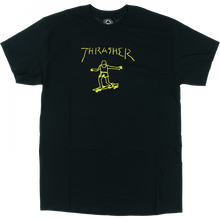 Thrasher Gonz Logo Ss S-Black/Yel