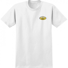 Real Oval Small Logo Ss S-Wht/Yel