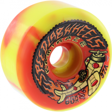 SPEEDLAB KAMIKAZE 65mm 97a YEL/RED SWIRL