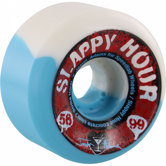 SPEEDLAB ADAMS SLAPPY HOUR 56mm 99a WHT/BLU SWIRL