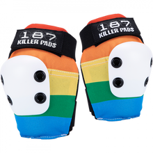 187 SLIM ELBOW PADS L-RAINBOW