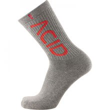 Psockadelic Acid Crew Socks Heather Grey 1Pr