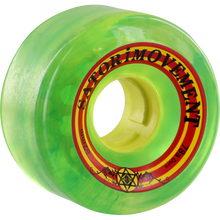 SATORI GOO BALL RASTA 62mm 78a CLEAR GREEN