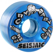 SEISMIC CRY BABY 62mm 82a CLEAR BLUE