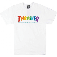 Thrasher Rainbow Mag Ss L-White