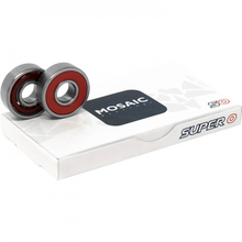 MOSAIC SUPER 0 ABEC-5 BEARINGS SIL/RED