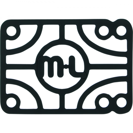 MINI LOGO 1/4" BULK RISER (1PC) BLACK ppp