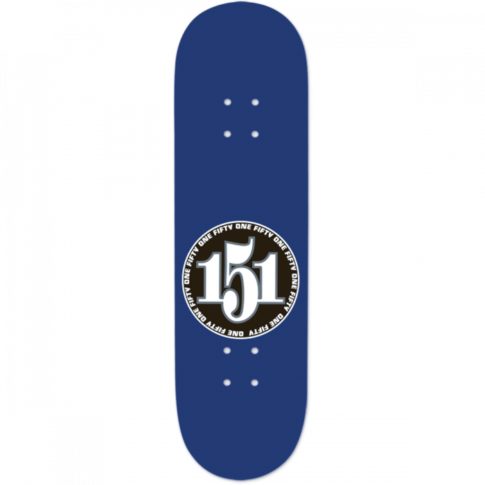 151 TEAM NUMBERS DECK-8.0 BLUE