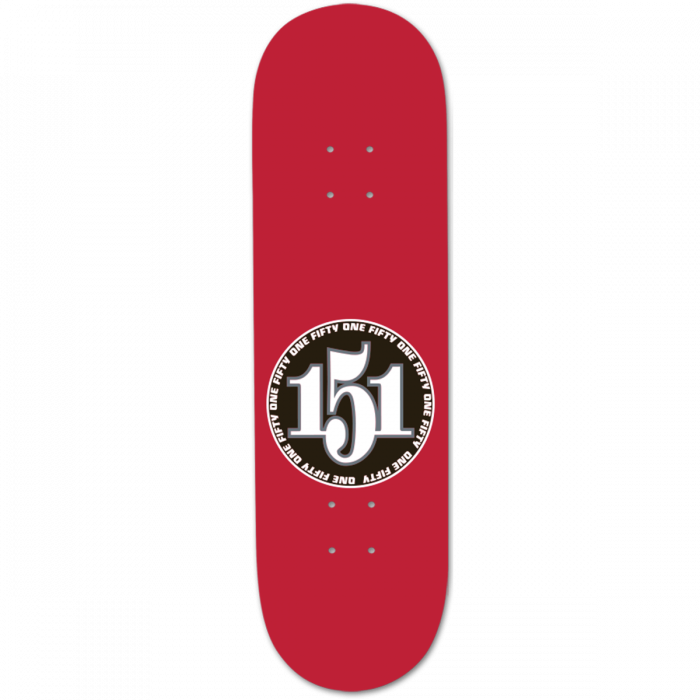 151 TEAM NUMBERS DECK-8.0 RED