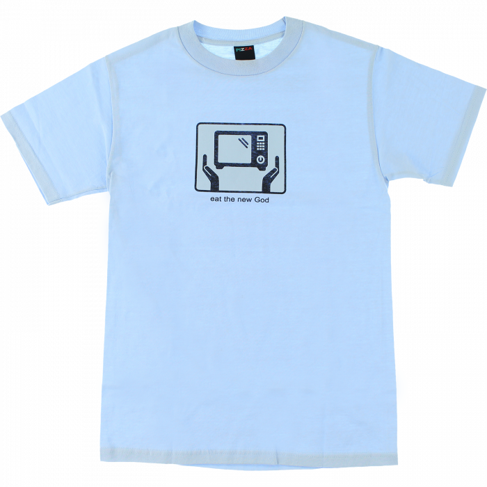 Pizza Eat Ss S-Powder Blue