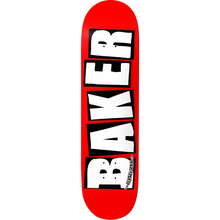 BAKER BRAND LOGO DECK-8.6 RED/WHT
