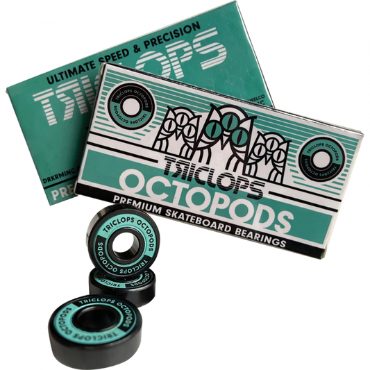TRICLOPS OCTOPODS ABEC-7 BEARING SET GRN/BLK