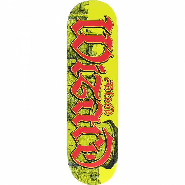 BW CASTLES SCRIPT DECK-8.25 YELLOW