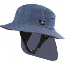 O&E Mens Indo Stiff Peak Surf Hat S/22.8 Blu Marle