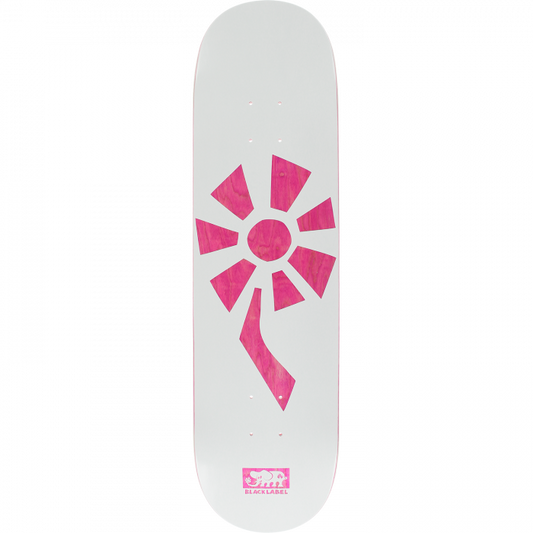 BLL FLOWER POWER DECK-8.25 WHT/PINK VENEER