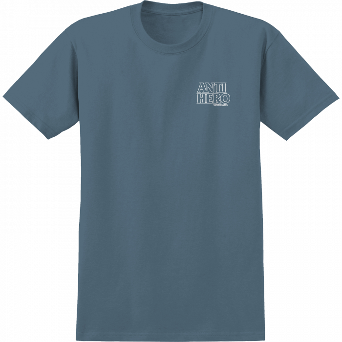 Ah Outline Hero Ss S-Slate/Wht
