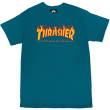 Thrasher Flame Ss S-Galapagos Blue