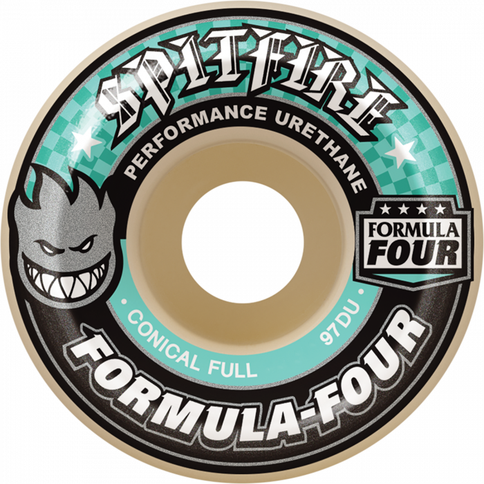 SF F4 97a CONICAL FULL 58mm WHT W/TURQ