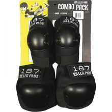 187 COMBO PACK KNEE/ELBOW PAD SET L/XL-BLACK