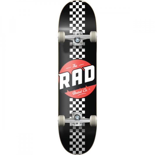 RAD CHECKER STRIPE COMPLETE-8.0 BLK/WHT