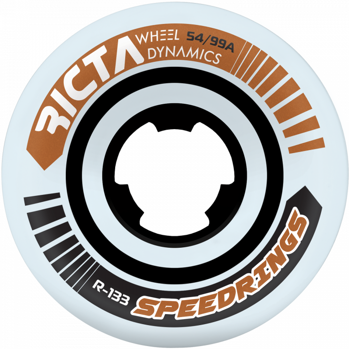 RICTA SPEEDRINGS WIDE 54mm 99a WHT W/BRONZE