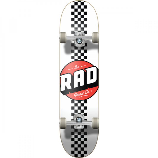 RAD CHECKER STRIPE COMPLETE-7.75 WHT/BLK