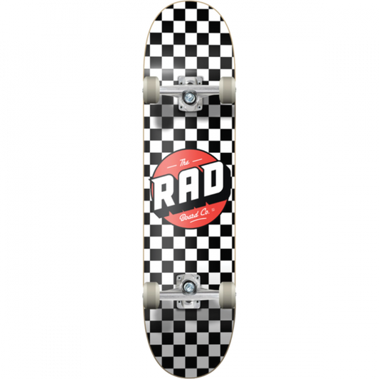 RAD CHECKER COMPLETE-7.75 WHT/BLK W/RED