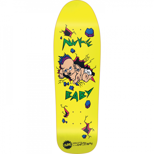 BLIND WAY NUKE BABY DECK-9.7X31.7 YELLOW sp