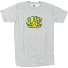 Aw Og Logo Ss S-Heather Grey/Gold/Grn
