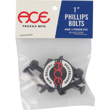 ACE 1" PHILLIPS HARDWARE SET BLACK