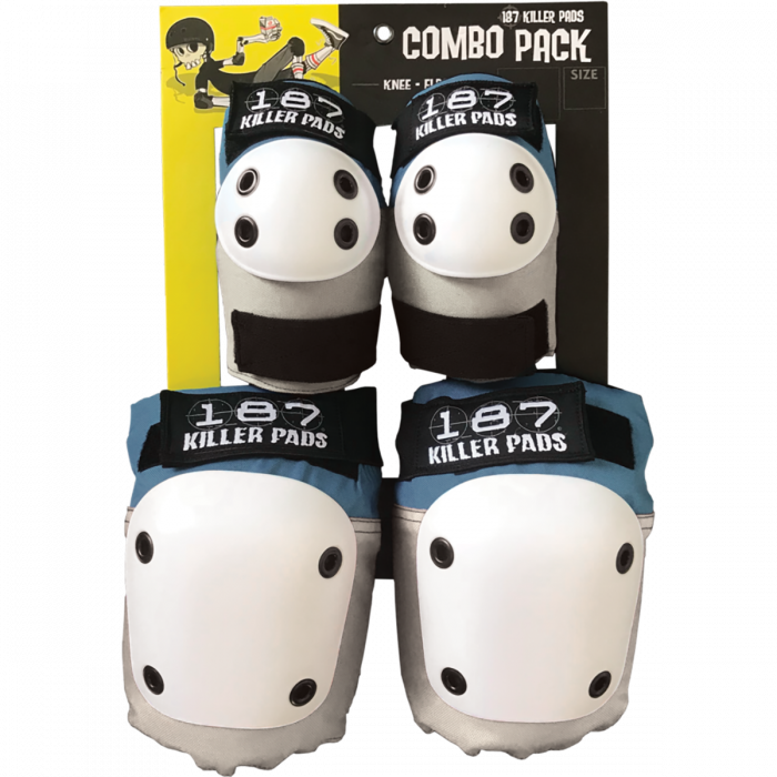 187 COMBO PACK KNEE/ELBOW PAD SET XS-STONE/KHAKI