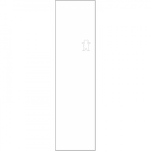 GRIZZLY 1-SHEET BEAR CUTOUT(REGULAR) GRIP WHITE