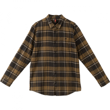 Dw Jefferson Flannel L/S S-Dark Green Plaid
